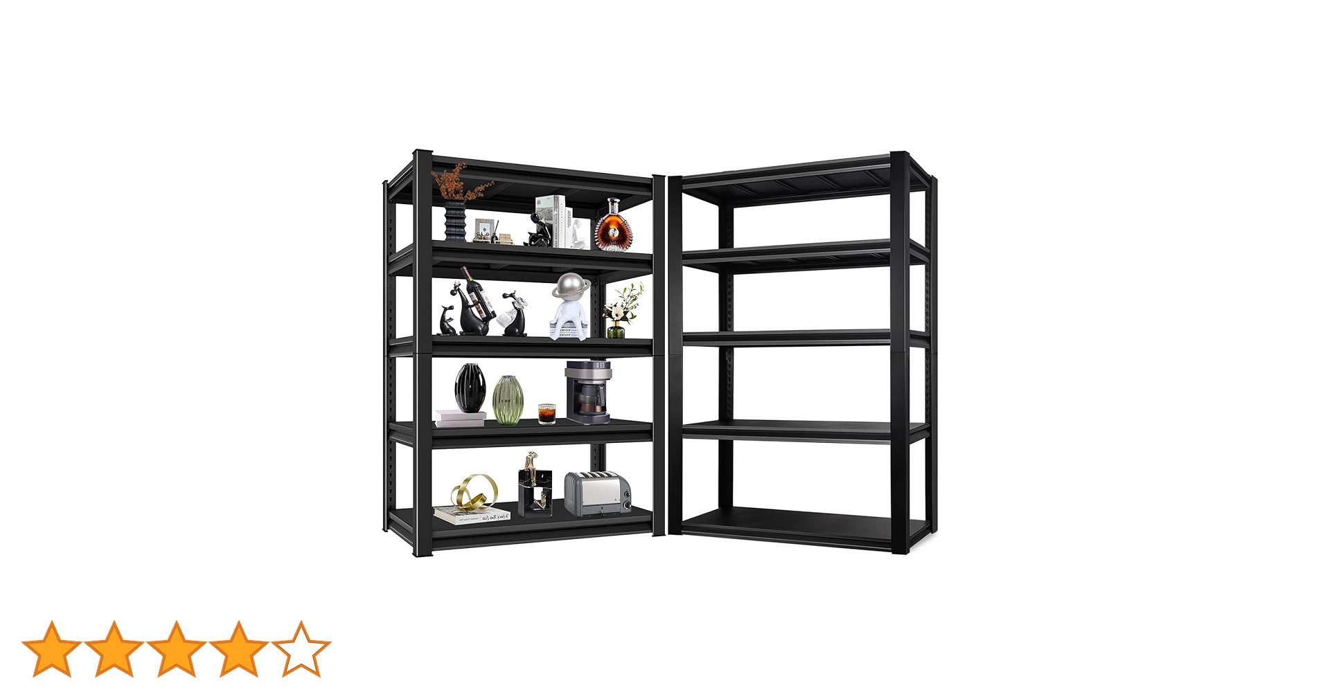 Amazon｜スチールラック本体 高耐荷重収納棚 倉庫 ガレージ